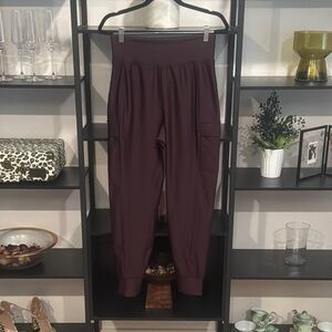 Old Navy Purple Track Pants Relaxed Fit Joggers